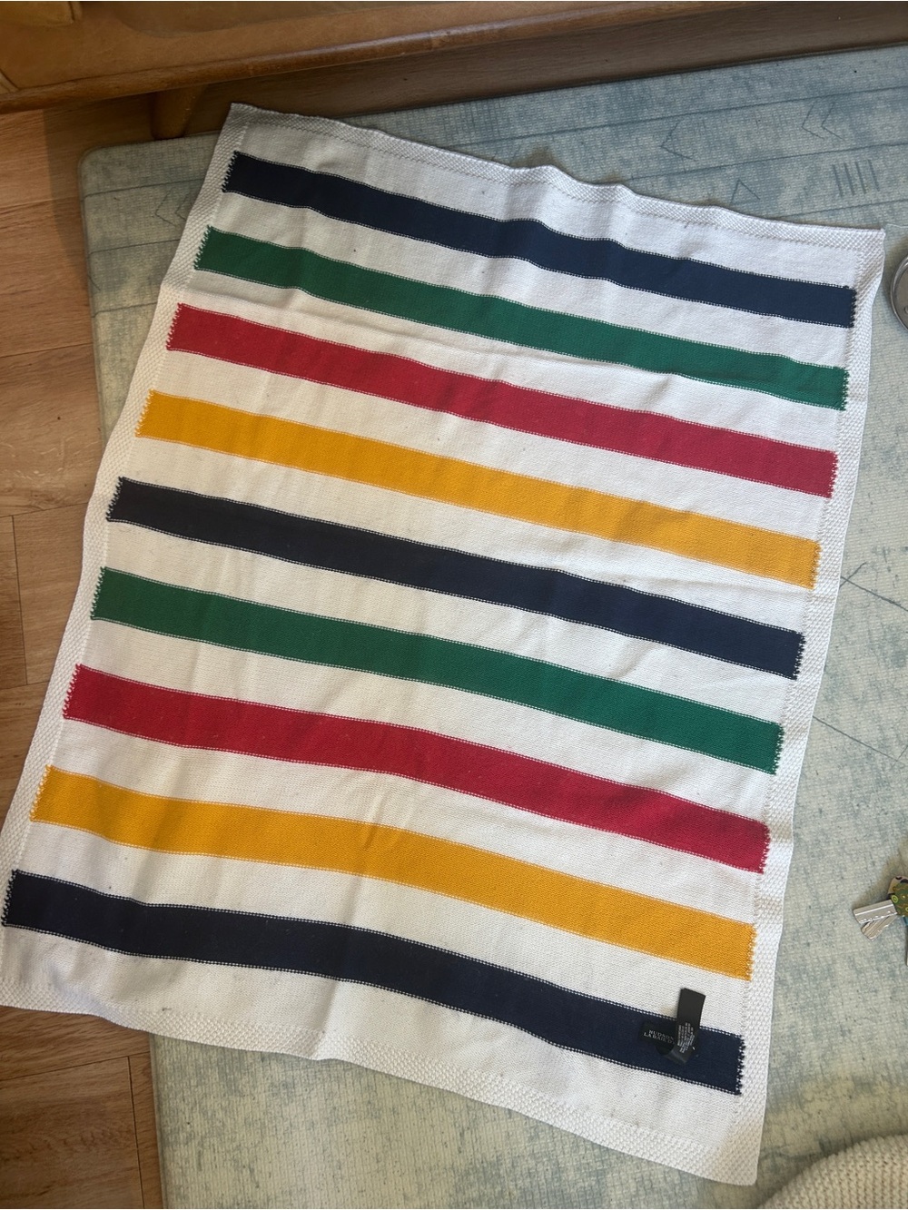 Hudson Bay baby blanket 29” x 37”